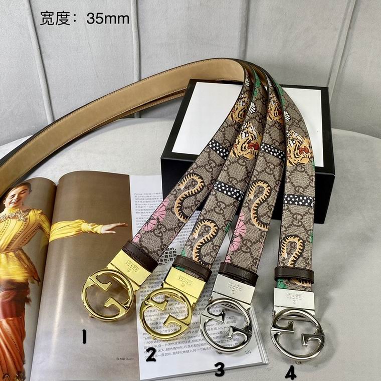 Gucci Belt 34mmX95-125cm 7D83